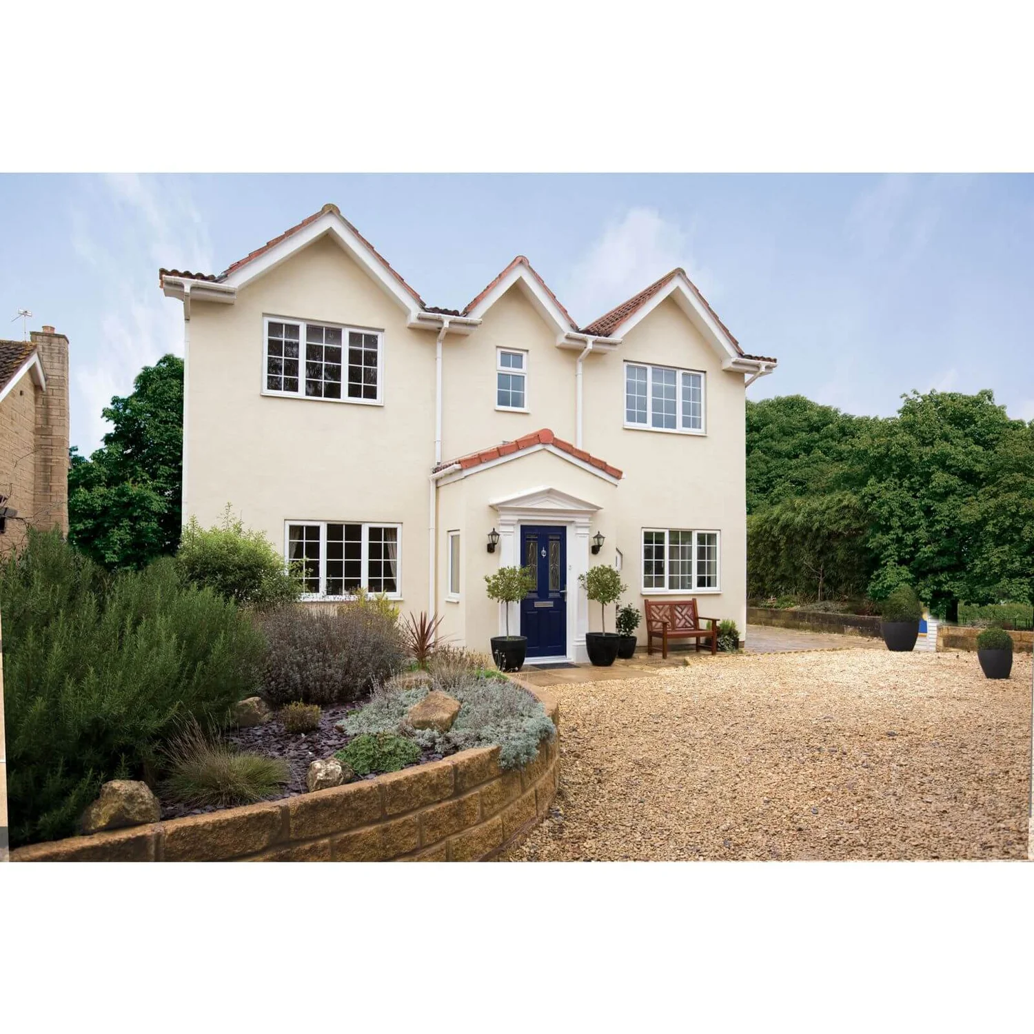 Dulux Weathershield Exterior Gloss Paint Oxford Blue - 750ml 4 Dulux Weathershield Exterior Gloss Paint Oxford Blue - 750ml - Image 2