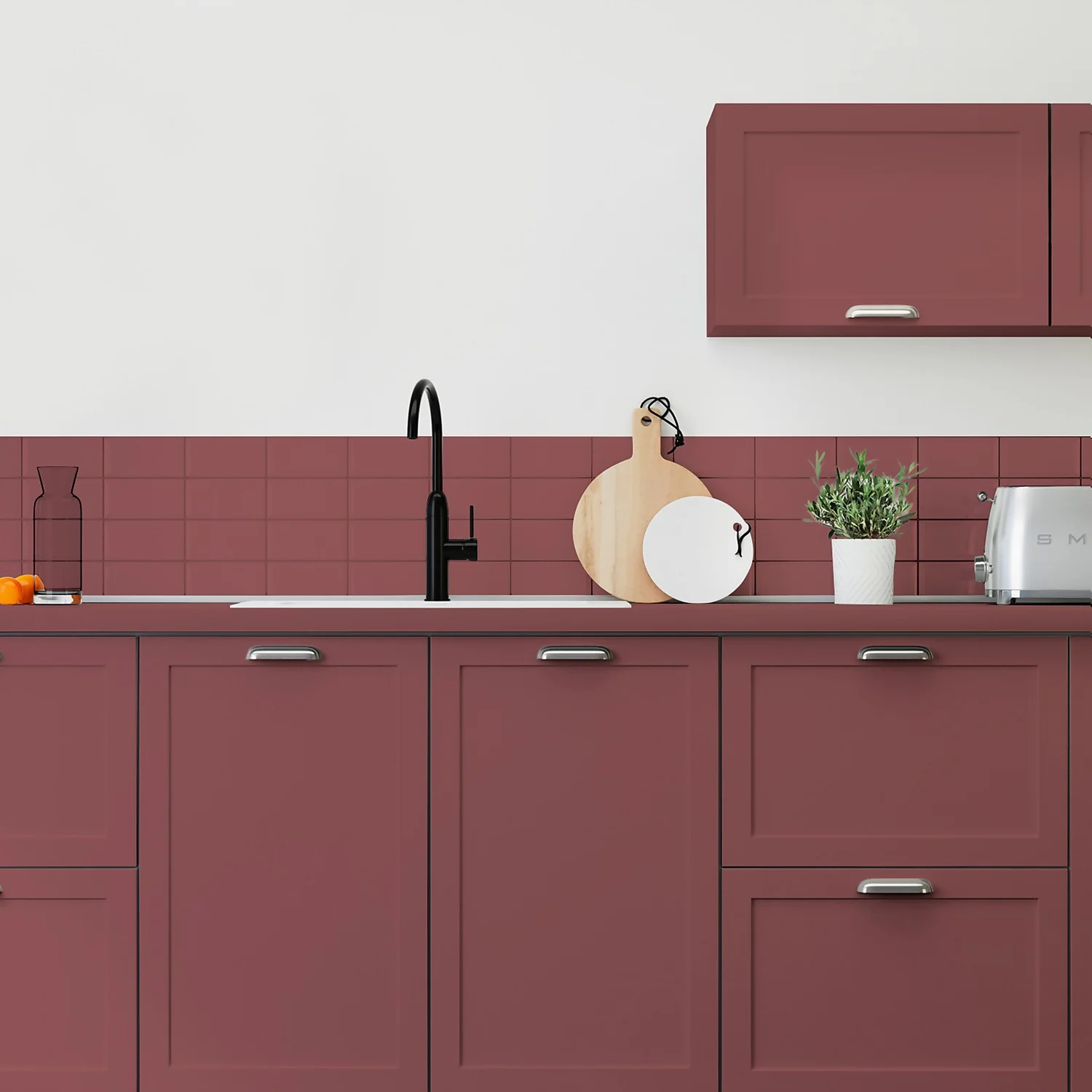 Maison Deco Refresh Kitchen Cupboards, Worktops & Splashbacks Paint Burgundy - 2L 5 Maison Deco Refresh Kitchen Cupboards, Worktops & Splashbacks Paint Burgundy - 2L - Image 3