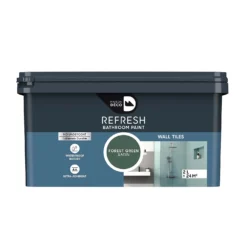 Maison Deco Refresh Bathroom Wall Tile Paint Forest Green - 2L