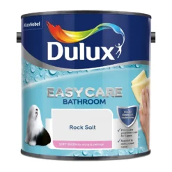 Dulux Easycare Bathroom Rock Salt Soft Sheen Paint - 2.5L -Wood Care Store 12881508 1184843329243594