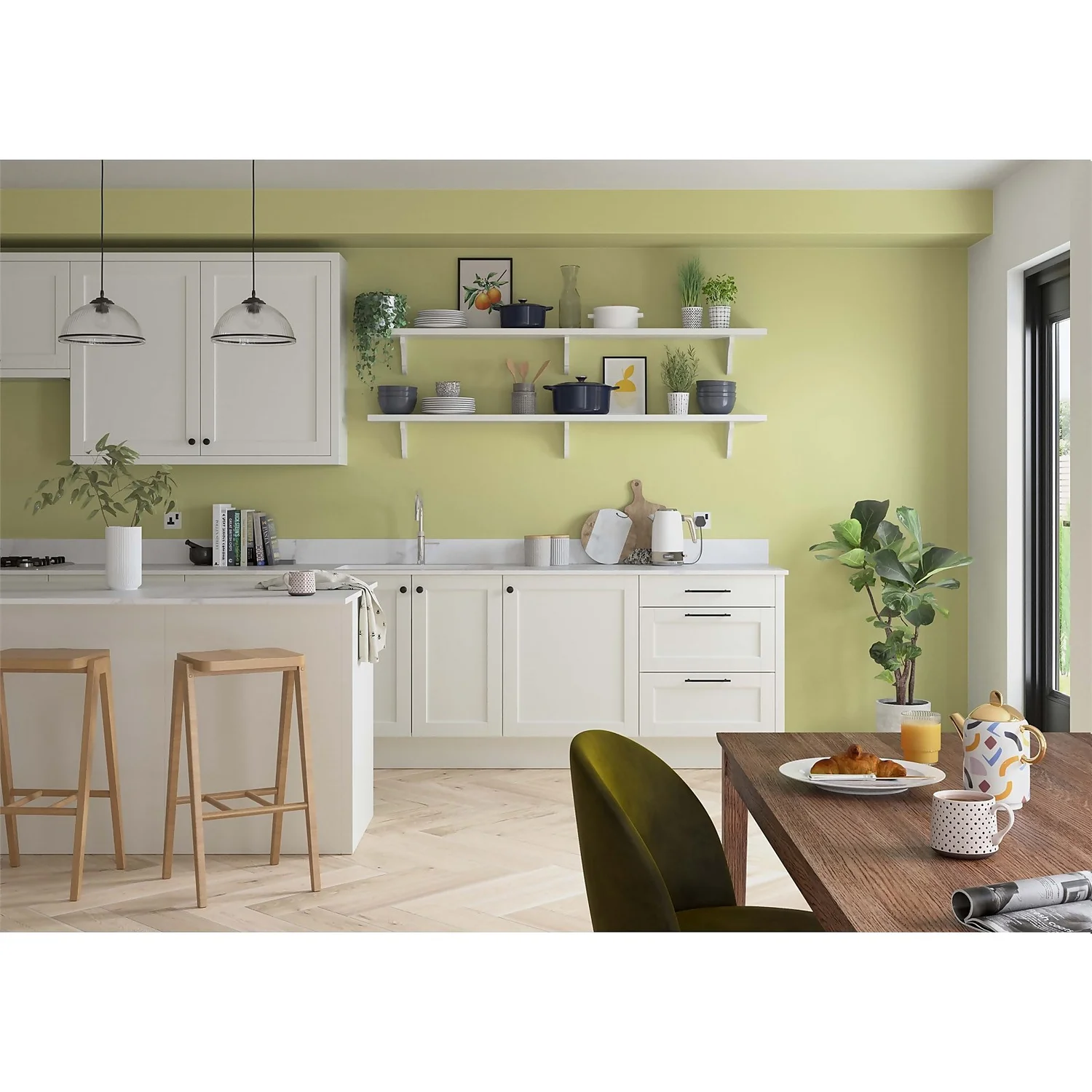 Dulux Simply Refresh Feature Wall One Coat Matt Emulsion Paint Melon Sorbet - 1.25L 10 Dulux Simply Refresh Feature Wall One Coat Matt Emulsion Paint Melon Sorbet - 1.25L - Image 8