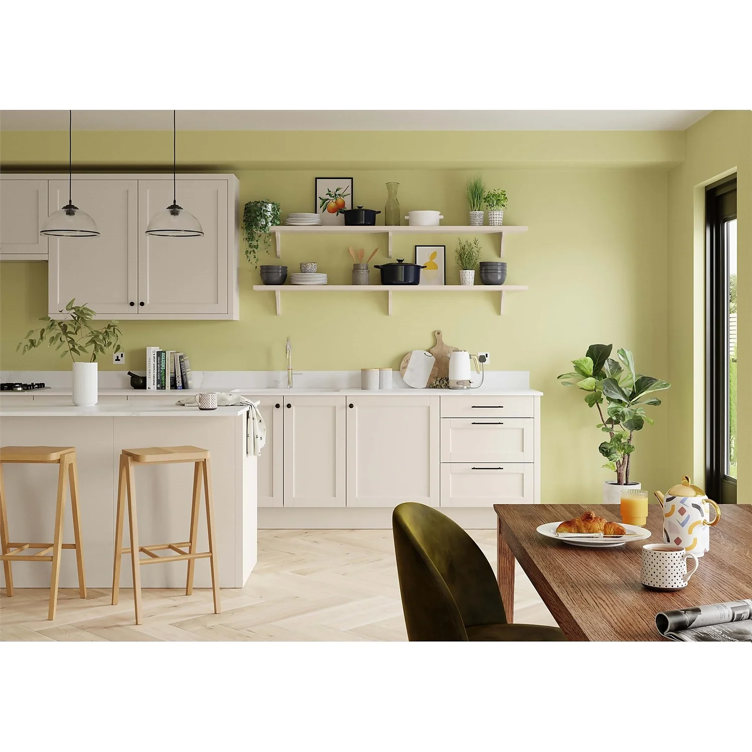 Dulux Simply Refresh Feature Wall One Coat Matt Emulsion Paint Melon Sorbet - 1.25L 11 Dulux Simply Refresh Feature Wall One Coat Matt Emulsion Paint Melon Sorbet - 1.25L - Image 9