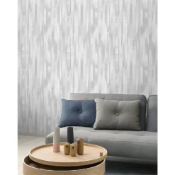 GrandecoLife Perspectives Moranne Light Grey Wallpaper -Wood Care Store 12881785 5044847734175649