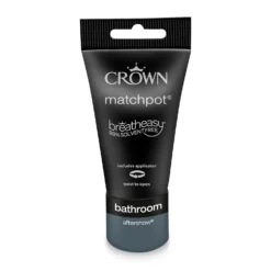 Crown Easyclean Bathroom Paint Aftershow - 40ml -Wood Care Store 12886543 1254853989599753