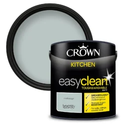 Crown Easyclean®Greaseguard+ Kitchen Matt Washable Multi Surface Paint Marble Top® - 2.5L