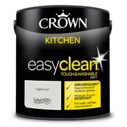 Crown Easyclean®Greaseguard+ Kitchen Matt Washable Multi Surface Paint Sugar Bowl® - 2.5L 15 Crown Easyclean®Greaseguard+ Kitchen Matt Washable Multi Surface Paint Sugar Bowl® - 2.5L -Wood Care Store 12886983 1784853416728231