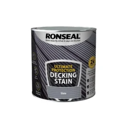 Ronseal Ultimate Protection Decking Stain Slate - 2.5L -Wood Care Store 12889279 1644949798644521
