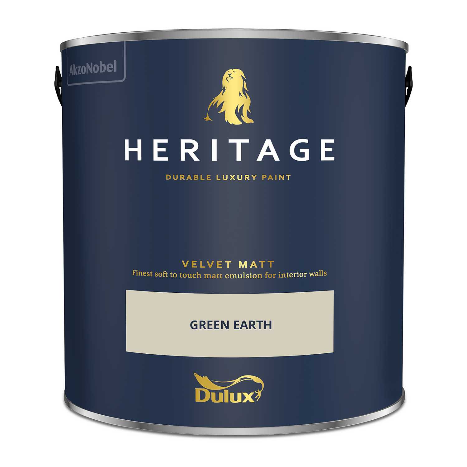 Dulux Heritage Matt Emulsion Paint Green Earth - 2.5L 6 Dulux Heritage Matt Emulsion Paint Green Earth - 2.5L - Image 4