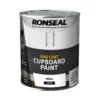 Ronseal One Coat Cupboard Paint White Satin - 750ml 2 Ronseal One Coat Cupboard Paint White Satin - 750ml -Wood Care Store 13052740 4414876682913828