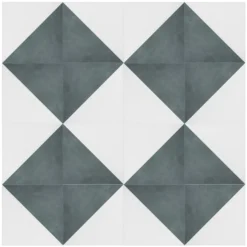 House Beautiful Cube Fern Porcelain Wall & Floor Tile 200 X 200mm - 0.52sqm Pack -Wood Care Store 13220592 1144915382051988