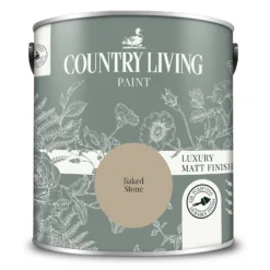 Country Living Matt Emulsion Multi-Surface Paint Baked Stone - 2.5L -Wood Care Store 13419305 6784940967894576
