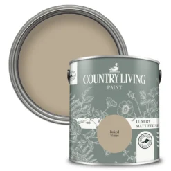 Country Living Matt Emulsion Multi-Surface Paint Baked Stone - 2.5L