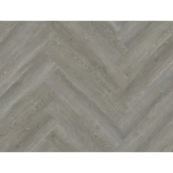 Kraus Herringbone Luxury Vinyl Floor Tile Sample - Harpsden Grey -Wood Care Store 13733827 3834957094586216