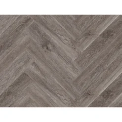 Kraus Herringbone Luxury Vinyl Floor Tile Sample - Langley Grey -Wood Care Store 13733829 2774957094600550