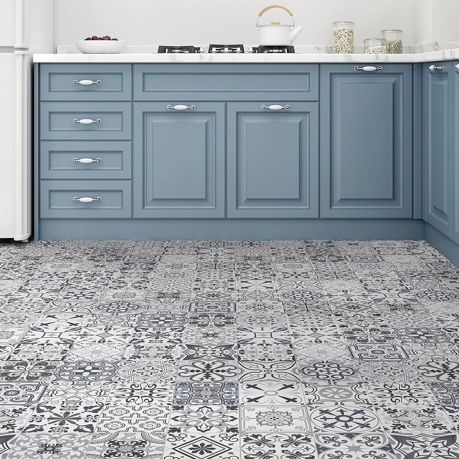 Marquis Mediterranean Black Porcelain Tile (Sample Only) - 100 X 130mm 5 Marquis Mediterranean Black Porcelain Tile (Sample Only) - 100 X 130mm - Image 3