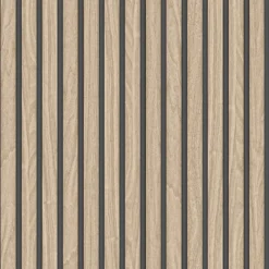 Belgravia Décor Wood Slat Textured Light Oak Wallpaper A4 Size Sample -Wood Care Store 13909609 1464983476021595