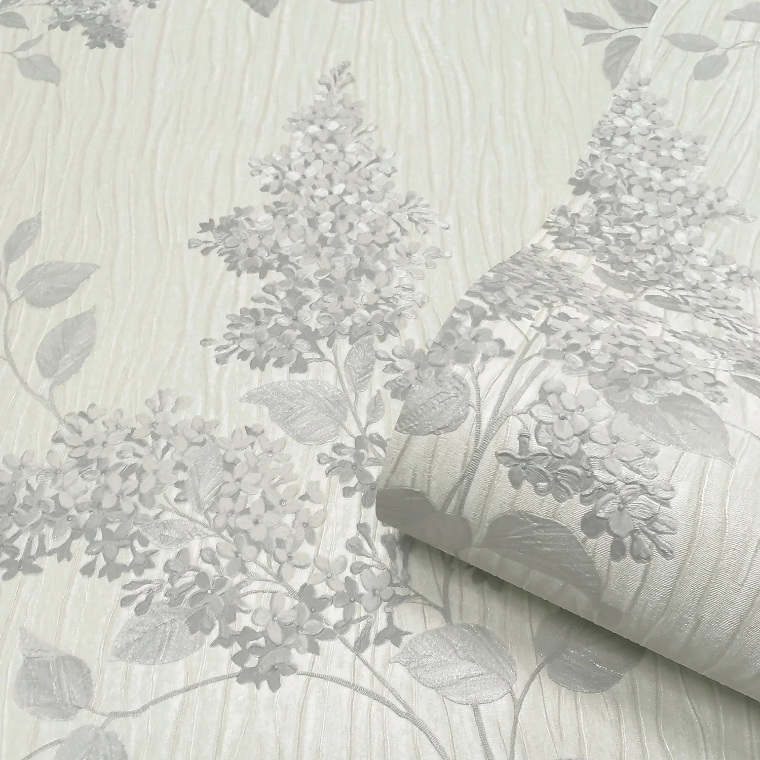 Belgravia Décor Tiffany Fiore Flower Textured Silver Wallpaper 3 Belgravia Décor Tiffany Fiore Flower Textured Silver Wallpaper