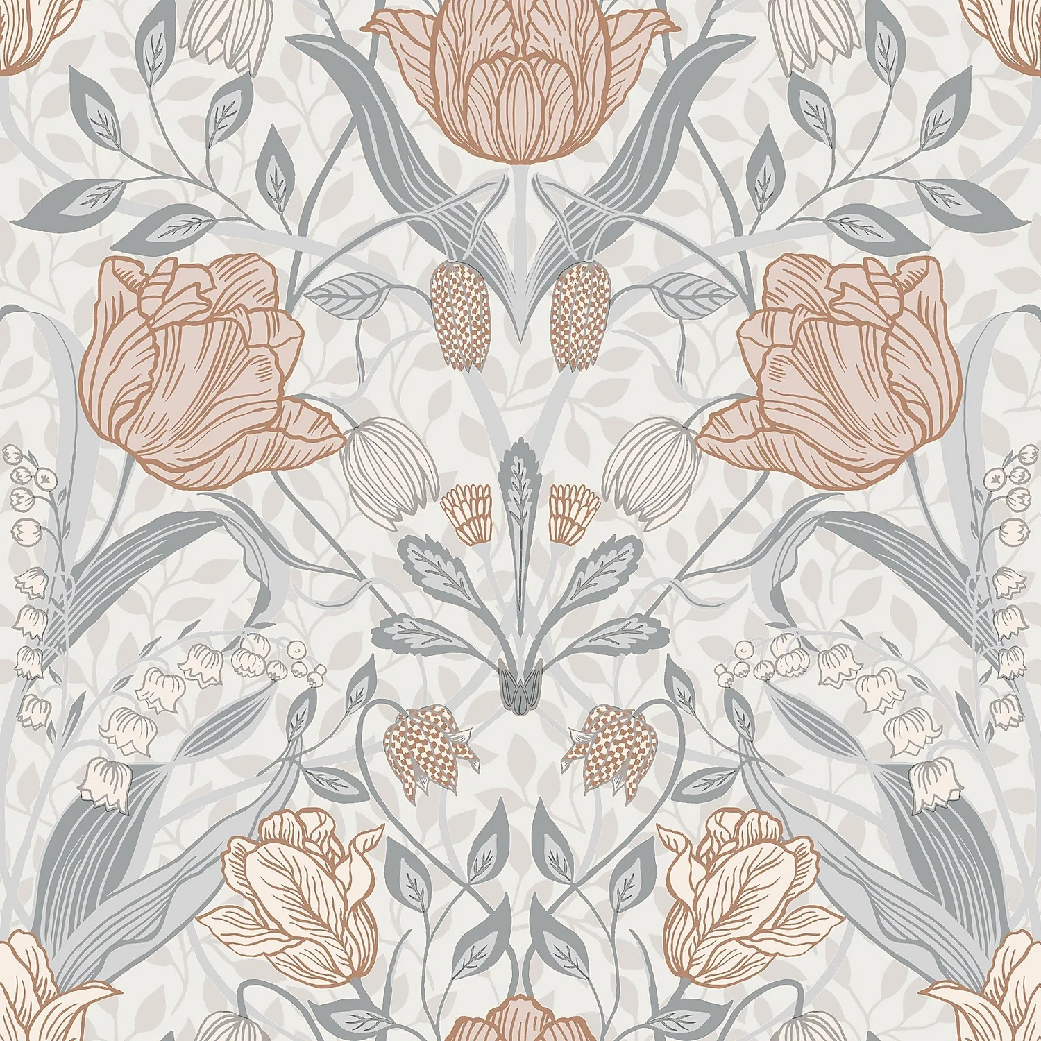 Galerie Tulip Damask Beige Large Wallpaper Sample 3 Galerie Tulip Damask Beige Large Wallpaper Sample