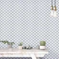 Galerie Honeycomb Trellis Blue Large Wallpaper Sample 5 Galerie Honeycomb Trellis Blue Large Wallpaper Sample -Wood Care Store 13910644 9874994884029096