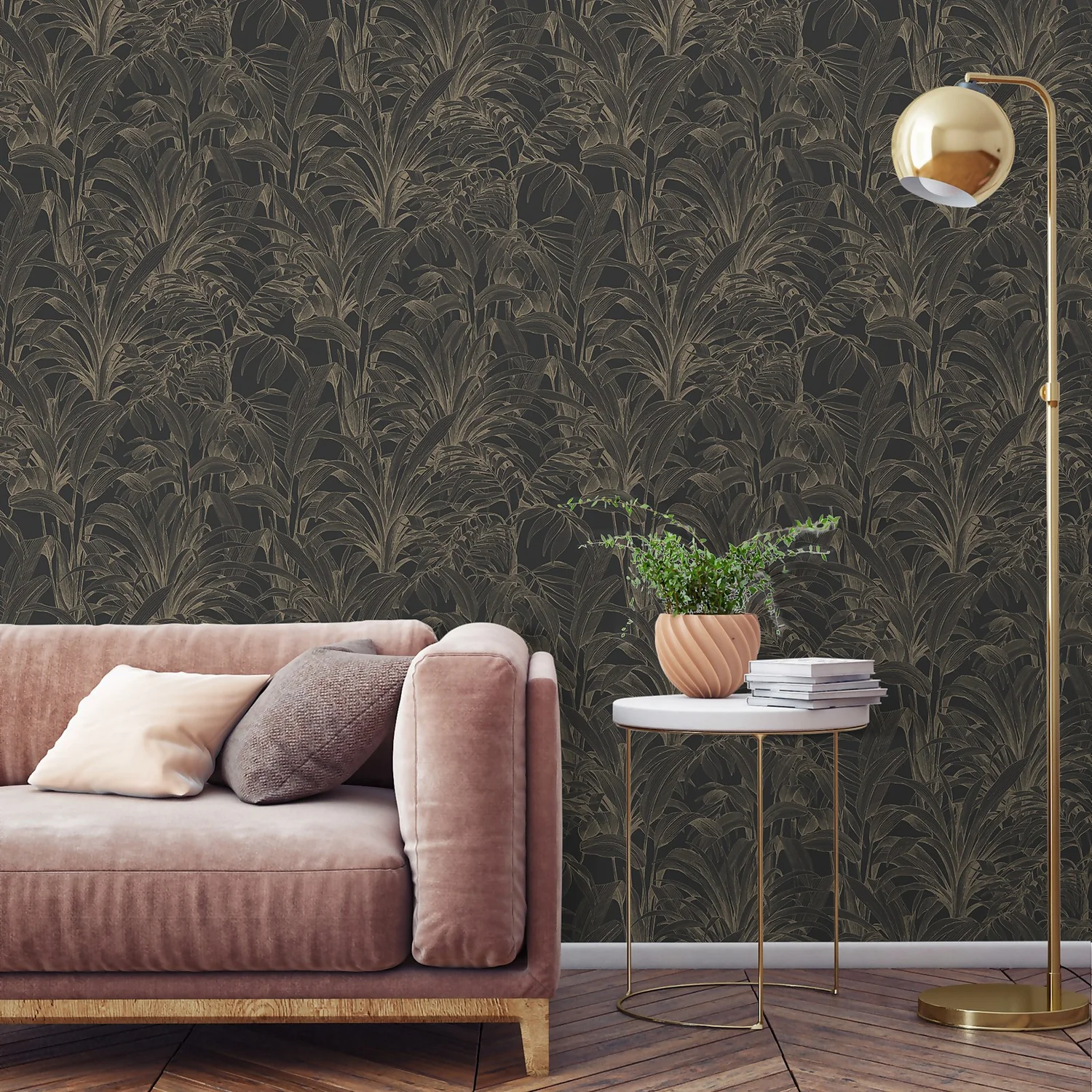 Grandeco Aliare Black Raised Textured Metallic Wallpaper 4 Grandeco Aliare Black Raised Textured Metallic Wallpaper - Image 2