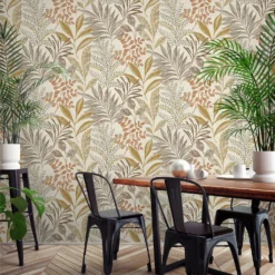 Grandeco Kara Taupe Textured Matt Wallpaper -Wood Care Store 13980247 5694998778076817
