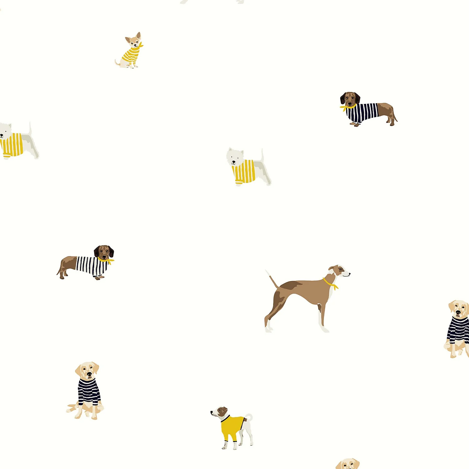 Joules Harbour Dogs Crème Wallpaper 3 Joules Harbour Dogs Crème Wallpaper