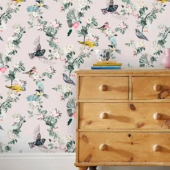 Joules Handford Garden Birds Antique Crème Wallpaper -Wood Care Store 13991839 1055003723158920