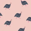 Joules Guinea Fowl Blush Pink Wallpaper -Wood Care Store 13991842 9725003724785793