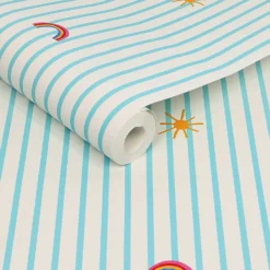 Joules Kids Whatever The Weather Icons Haze Blue Wallpaper -Wood Care Store 13991847 1015003726184249