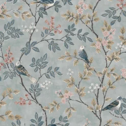Superfresco Easy Birds Of A Feather Denim Wallpaper