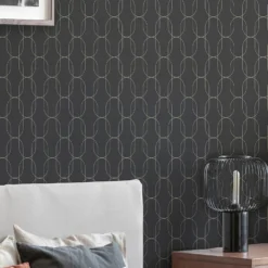 Superfresco Colours Eternity Black And Gold Wallpaper -Wood Care Store 13991900 9765003725978425