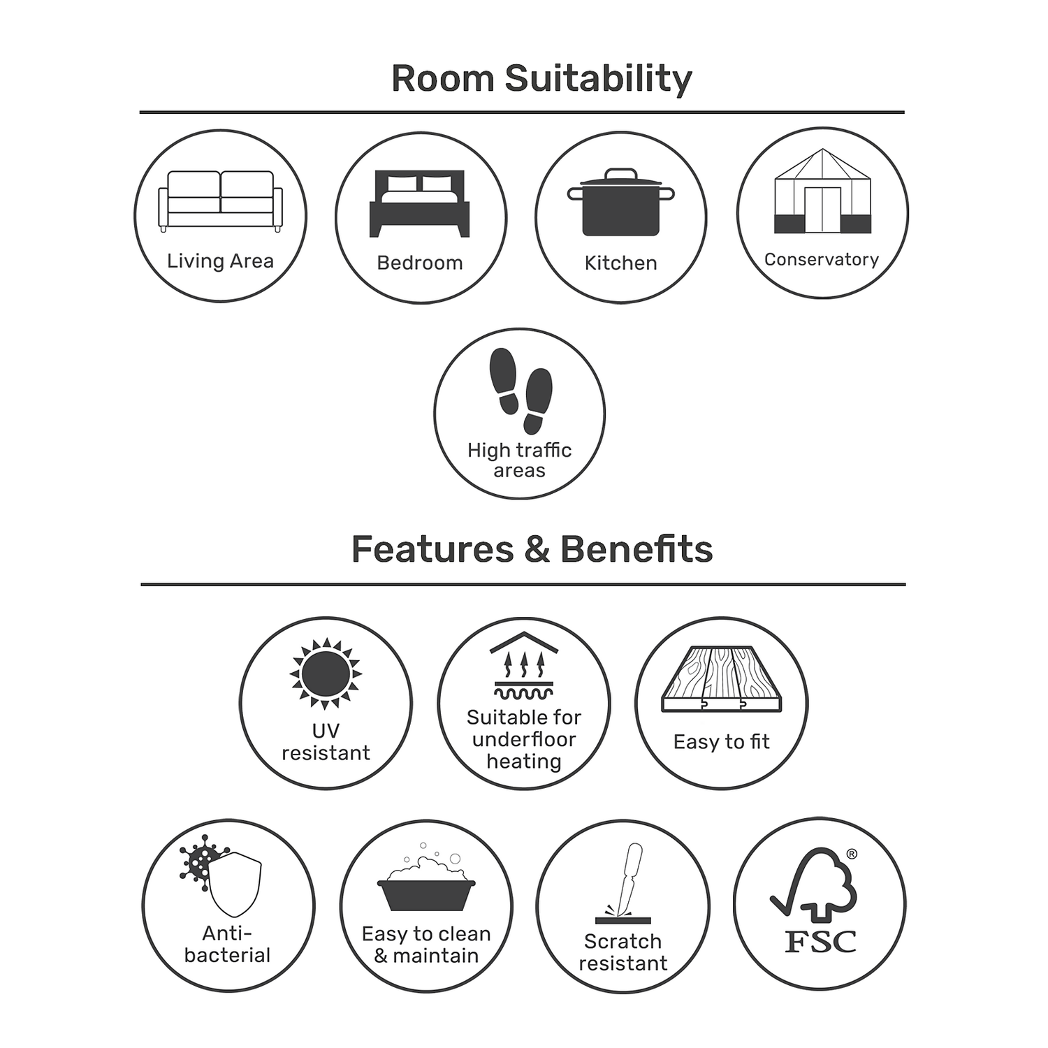 EGGER HOME Grey Loja Oak 8mm Laminate Flooring 6 EGGER HOME Grey Loja Oak 8mm Laminate Flooring - Image 4