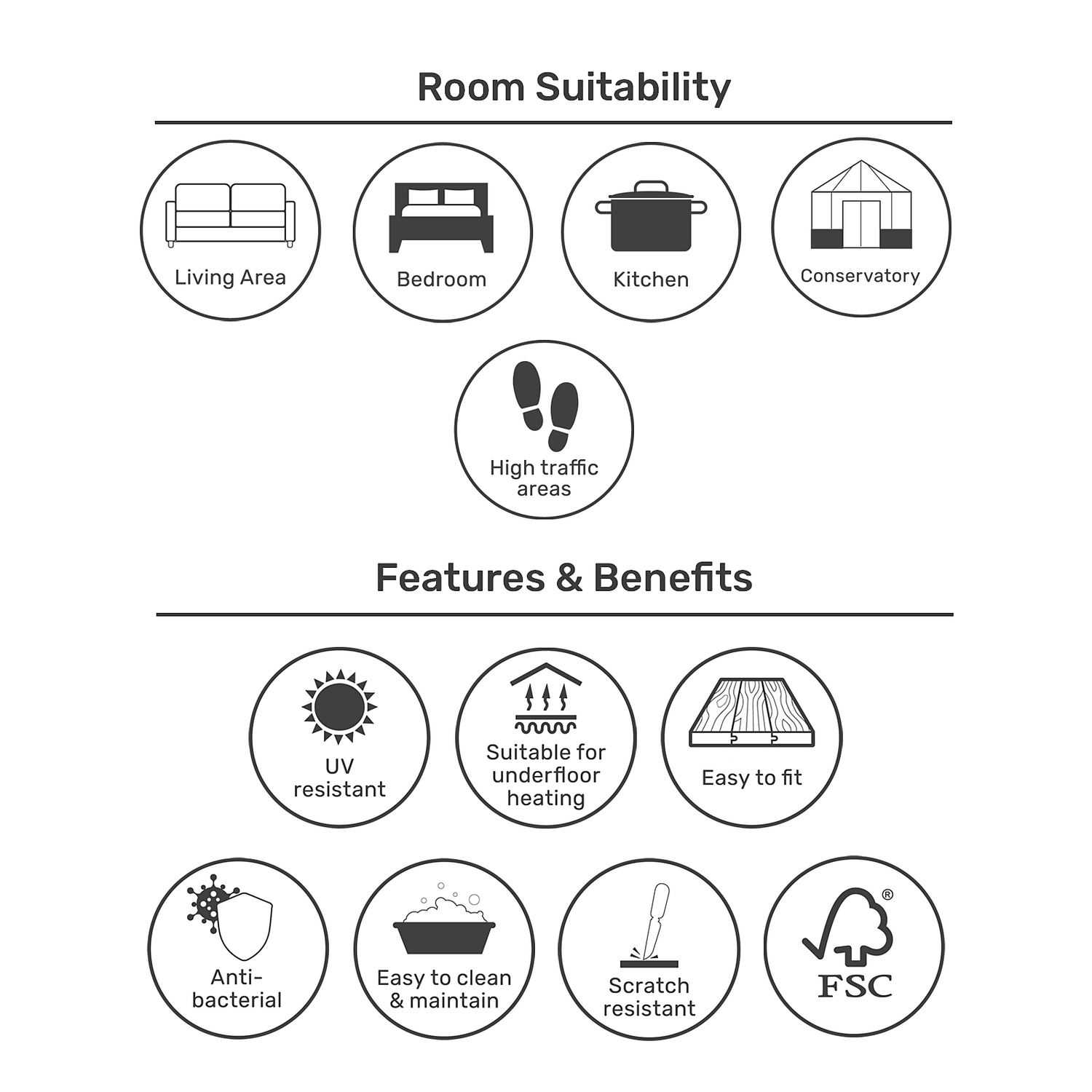 EGGER HOME Grey Elva Oak 10mm Laminate Flooring 6 EGGER HOME Grey Elva Oak 10mm Laminate Flooring - Image 4