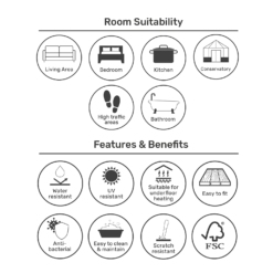 EGGER HOME Light Grey Bolton Oak 8mm Aqua+ Laminate Flooring -Wood Care Store 13999104 1205014868729802