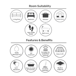 None Rigid Core Luxury Vinyl Flooring - Natural Oak Effect -Wood Care Store 14005585 1565014868780973