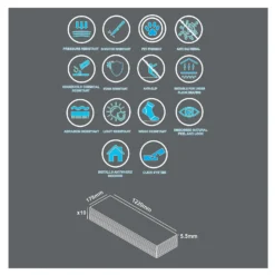 None Rigid Core Luxury Vinyl Flooring - Natural Oak Effect -Wood Care Store 14005585 1975006100384348