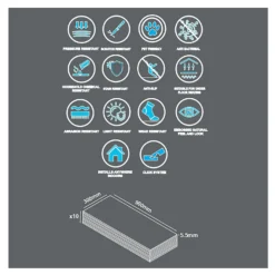 None Rigid Core Luxury Vinyl Flooring - Marble Tile -Wood Care Store 14005586 1865006100147474