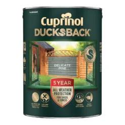 Cuprinol Ducksback Shed & Fence Paint Delicate Pine - 5L 10 Cuprinol Ducksback Shed & Fence Paint Delicate Pine - 5L -Wood Care Store 14231556 7505036365248285